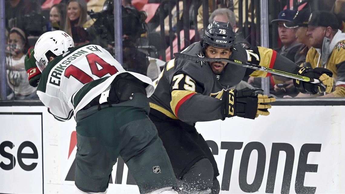 Vegas’ Reaves suspended 2 games by NHL for hit vs. Avalanche