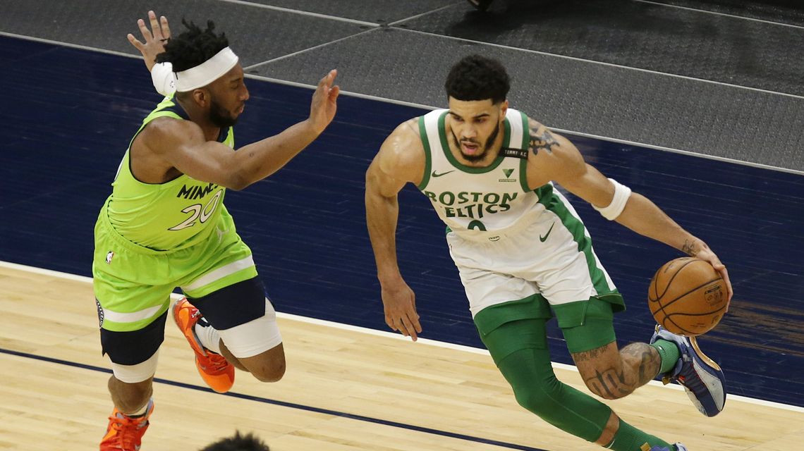 Tatum, Celtics cruise to 124-108 win over Timberwolves