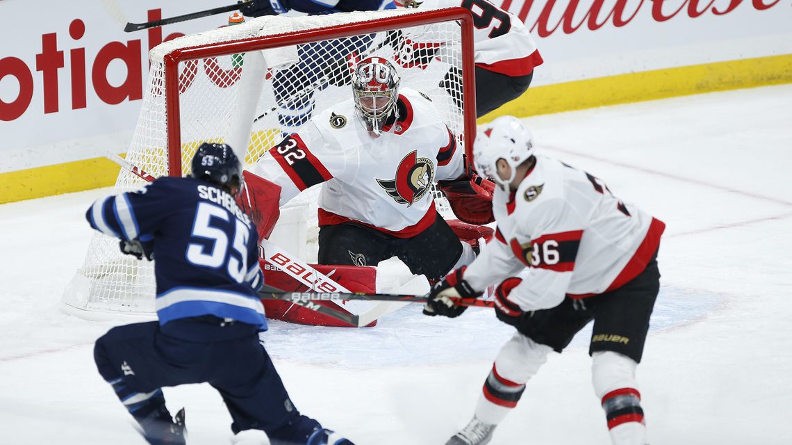 Tim Stutzle has first NHL hat trick, Senators beat Jets 4-2