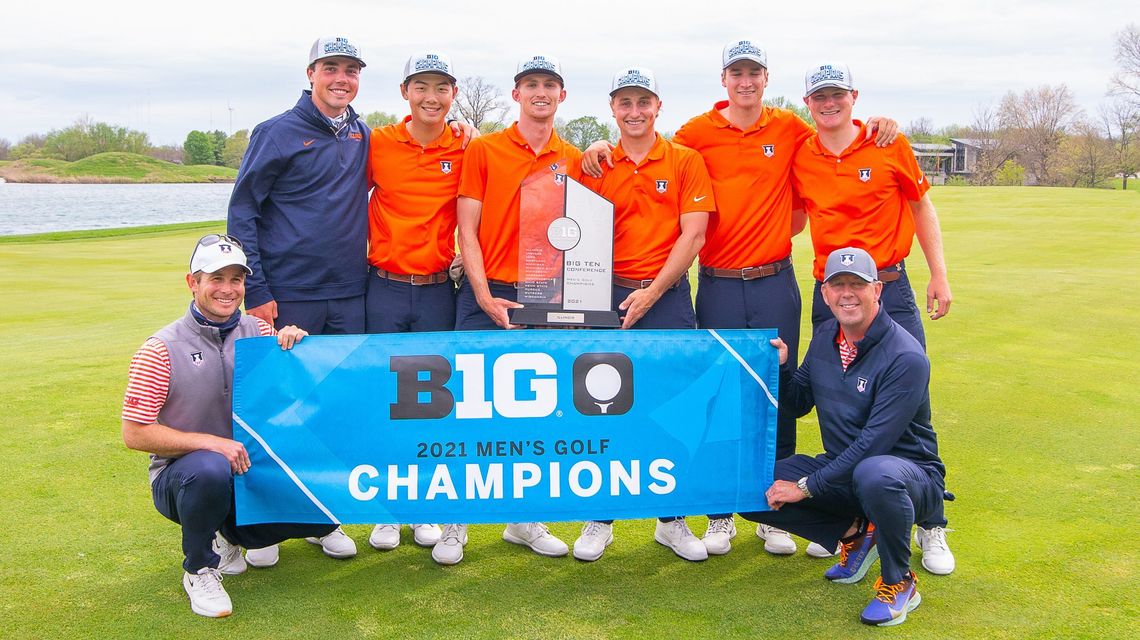 Illinois men’s golf takes home sixth straight Big Ten title