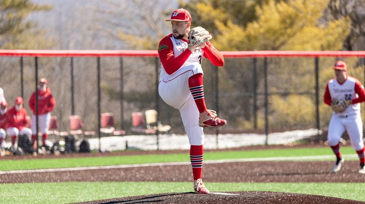 Oneonta’s Losak uses the mound as an escape