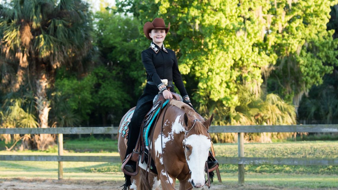 Mia Pedrick is an equestrian rider with big goals