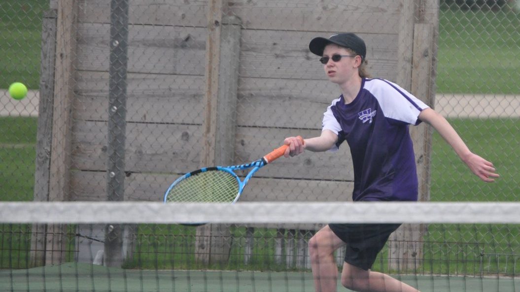 Waunakee HS junior, Nelson, has strong tennis skills in his blood