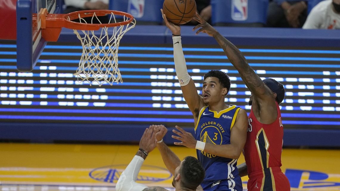 Poole’s career-high 38 points lead Warriors past Pelicans