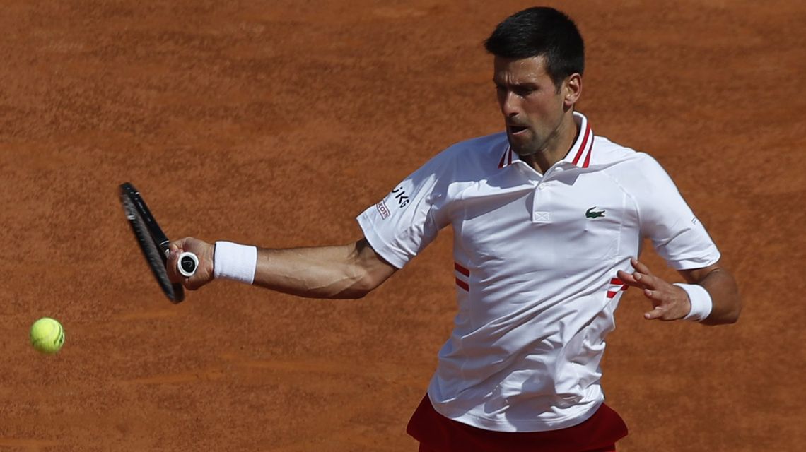 Novak Djokovic enjoys himself with fans back at Italian Open