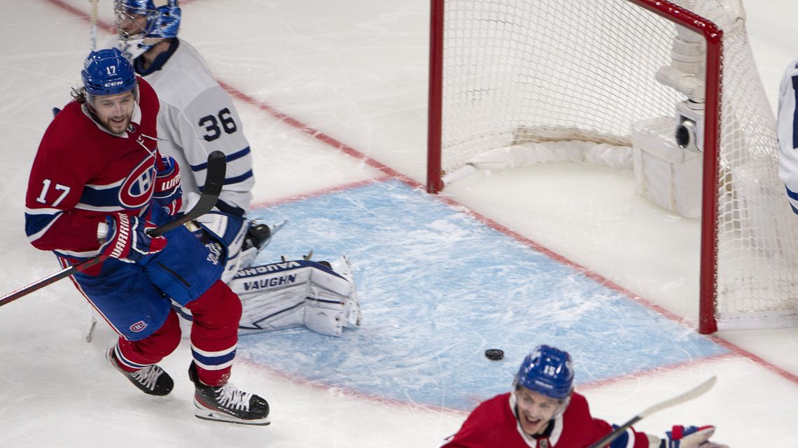 Canadiens beat Maple Leafs 3-2 in OT to force Game 7