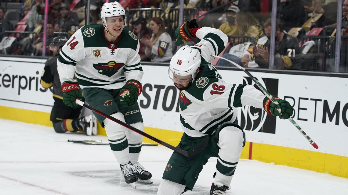 Wild stave off elimination with just 14 shots, top Vegas 4-2