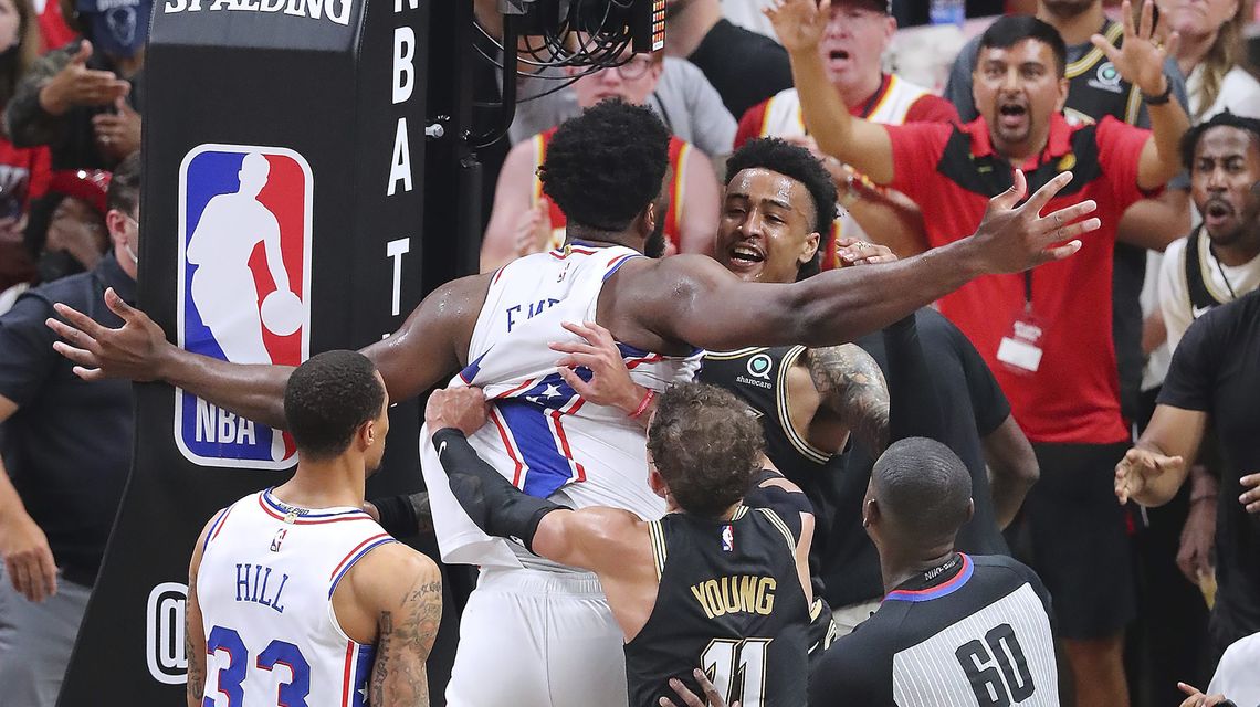 NBA fines 76ers’ Embiid $35,000 for Game 6 altercation