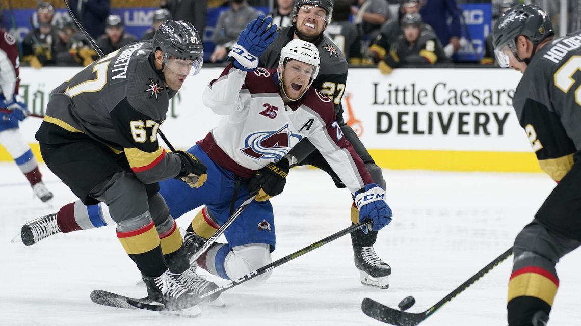 Quick study: Knights neutralize Avs’ speed, series tied at 2