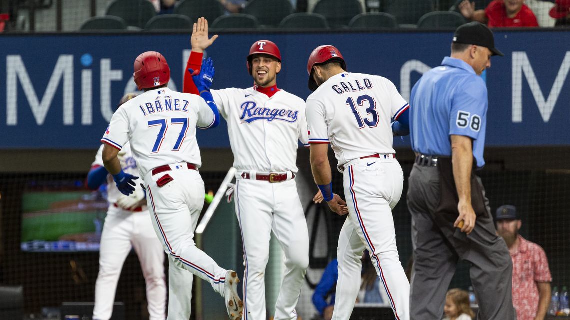 Rangers end 6-game skid with 8-3 win over Elvis and the A’s