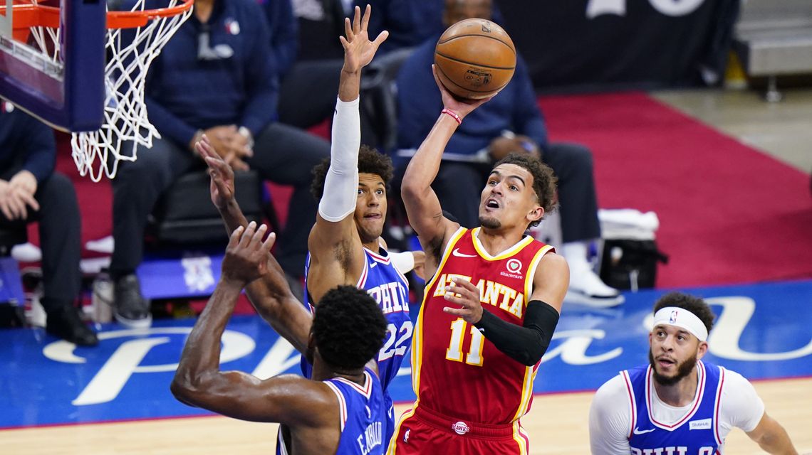 Hawks rally to beat 76ers; Kawhi-less Clippers top Jazz