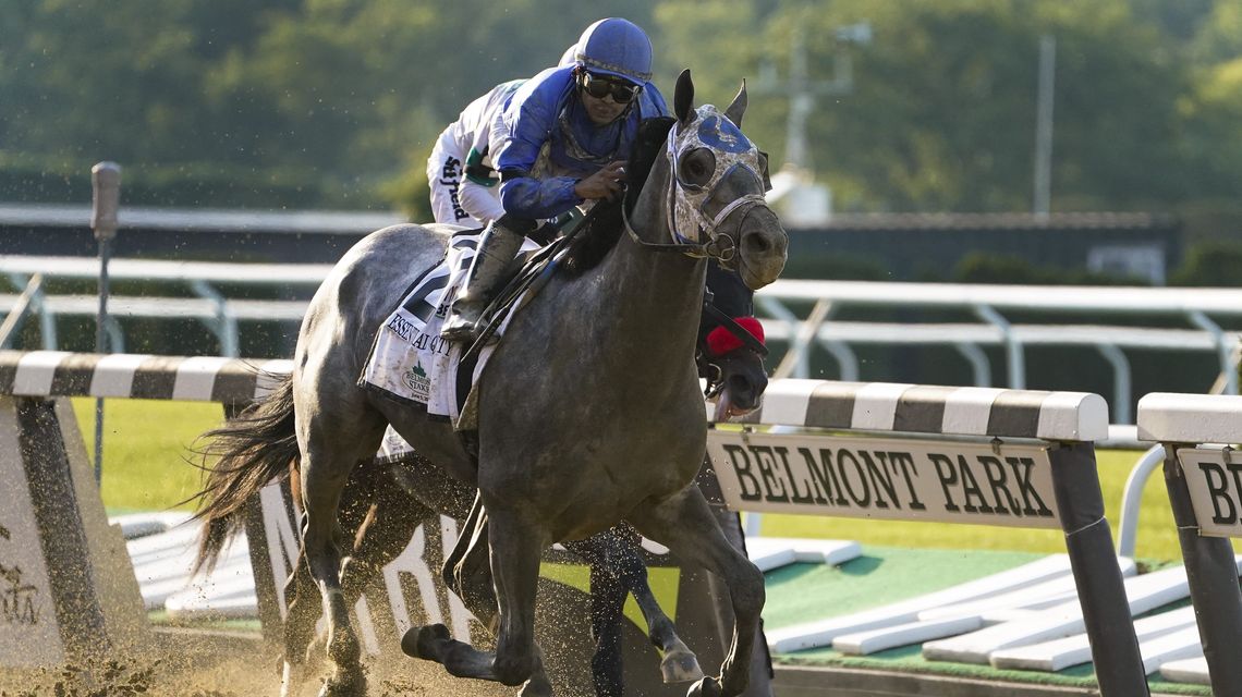 Brad Cox-trained Essential Quality wins Belmont Stakes