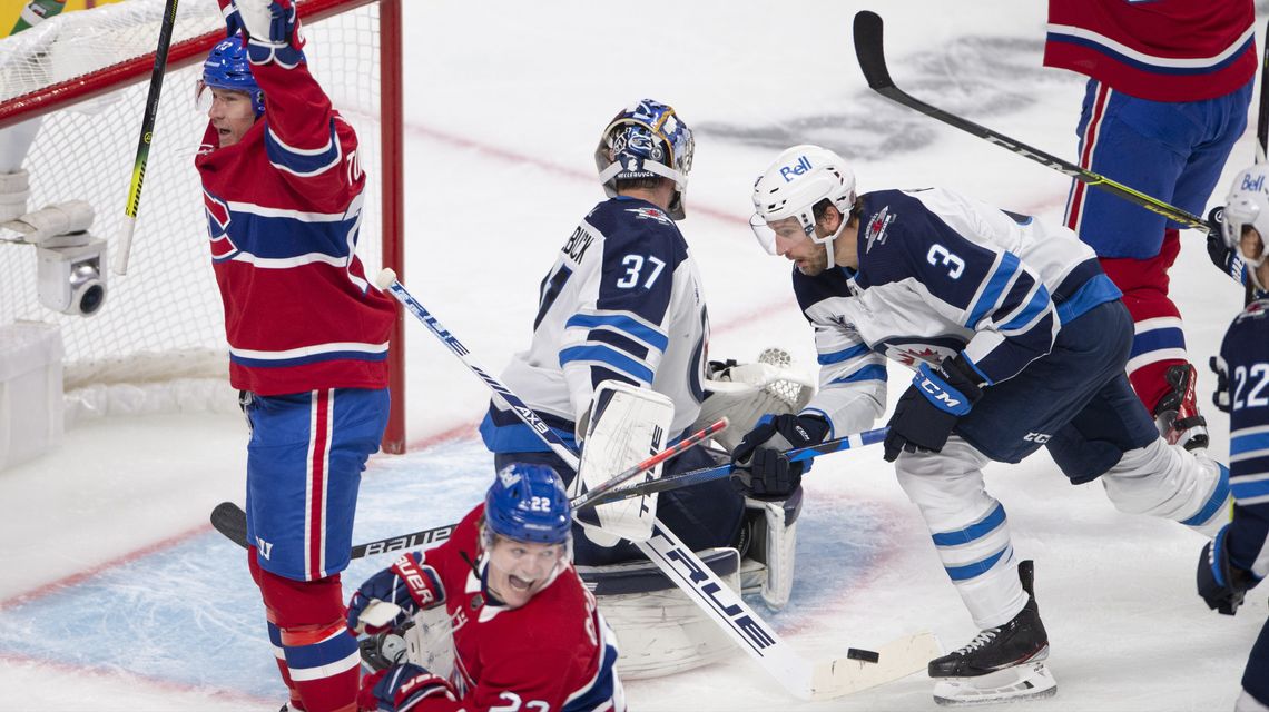 Toffoli’s OT goal leads Canadiens to series sweep of Jets