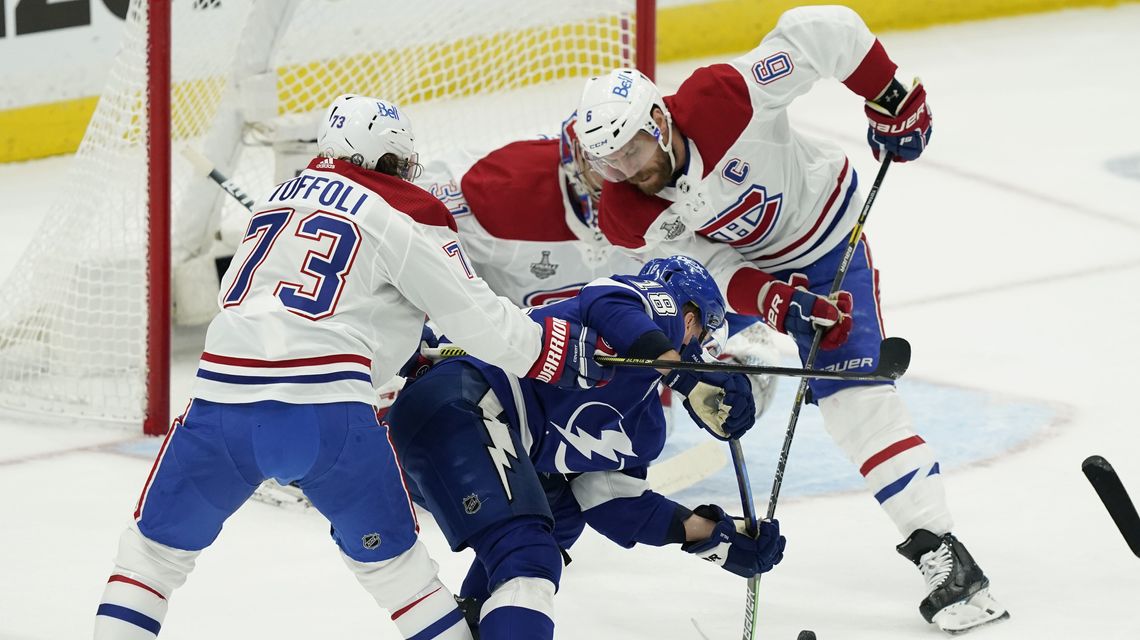 Canadiens’ Weber fined for slash on Lightning star Kucherov