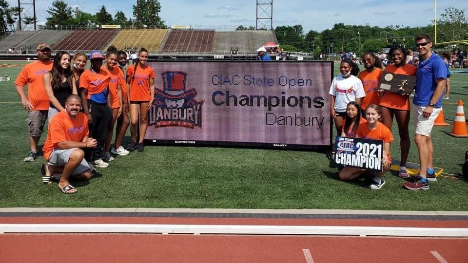 Danbury HS girls track and field wins CIAC State Open Championships