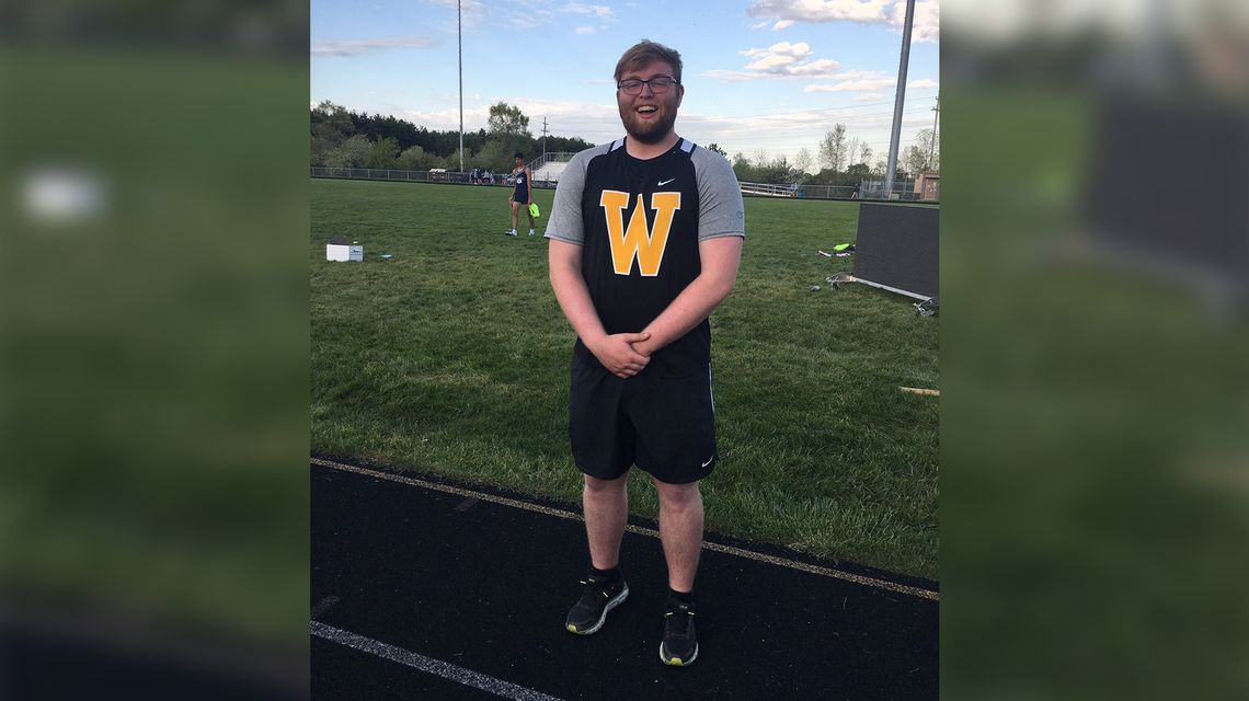Justin Doty caps high school career with record-setting discus throw
