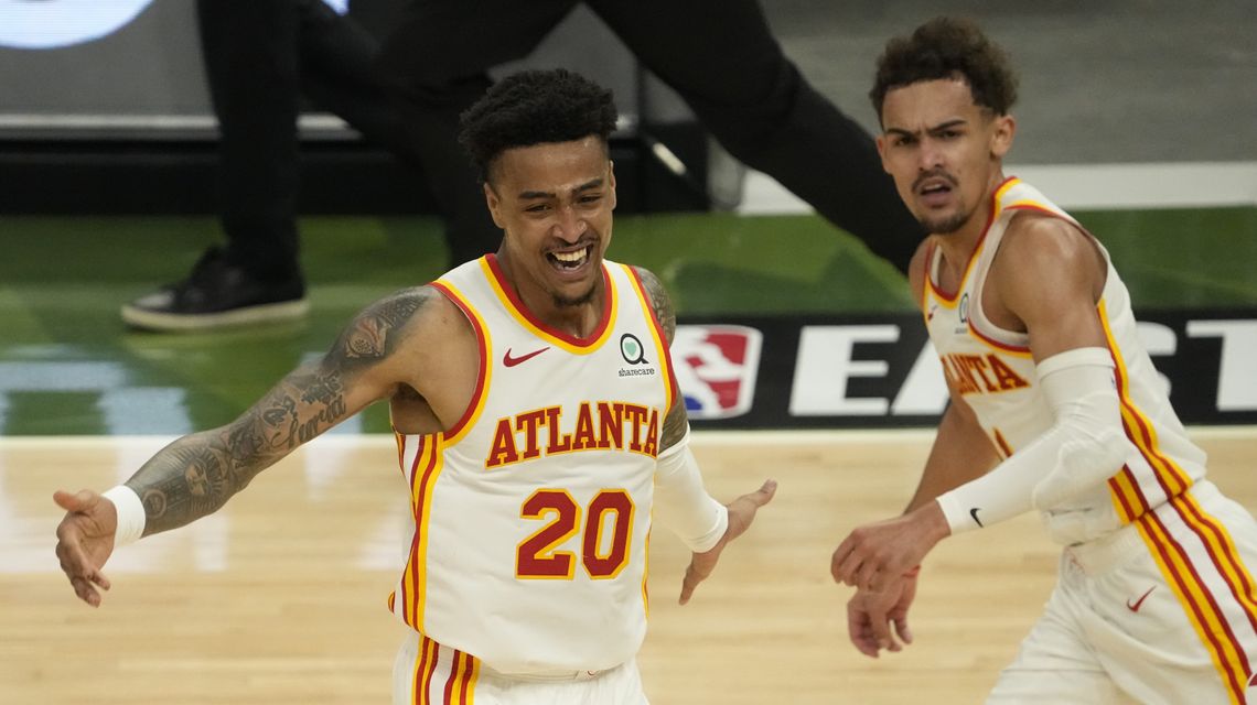 Surprising Hawks, Young playing like championship contenders