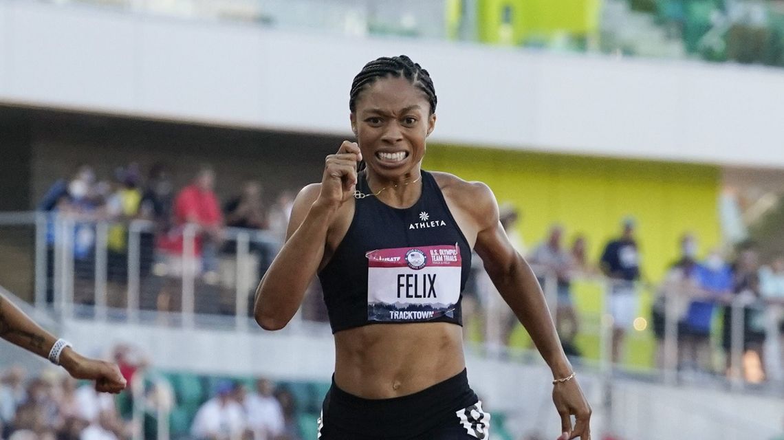 At 35, Felix makes a comeback and lands her 5th Olympics