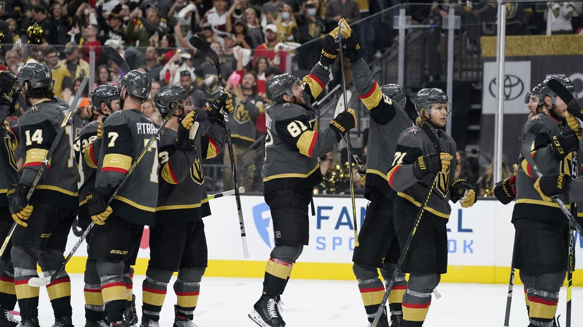 Marchessault’s hat trick lifts Vegas to 5-1 win over Avs