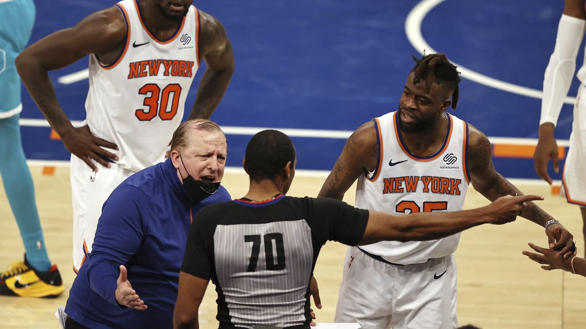 New York’s Tom Thibodeau picked as NBA’s coach of the year