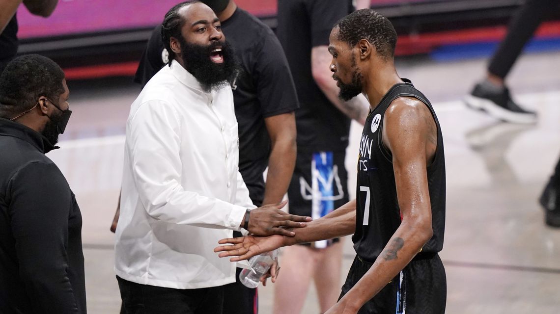 Nets’ Harden to miss Game 3 vs Bucks with hamstring injury