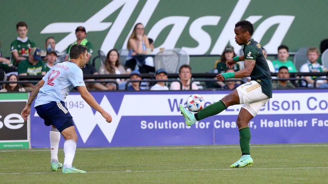 Jeremy Ebobbise scores in Timbers’ 1-0 win over FC Dallas