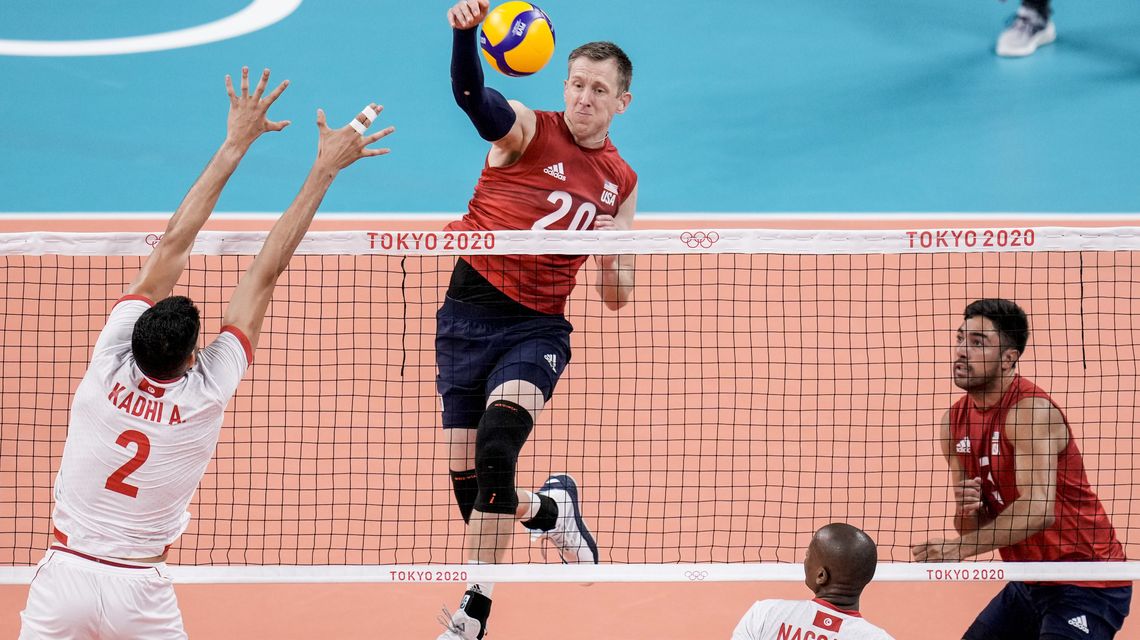 US volleyball star revels as role model for deaf kids