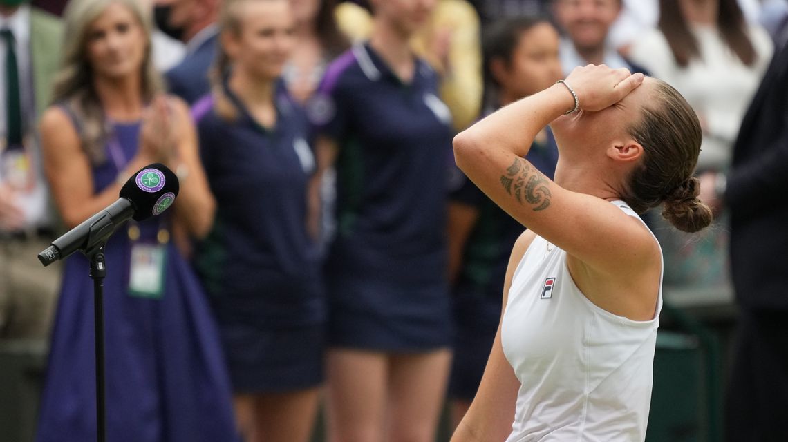 Pliskova proud of effort to make Wimbledon final competitive