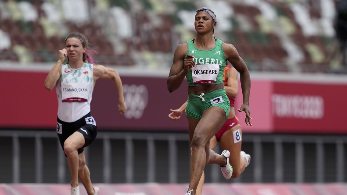 Nigerian sprinter Okagbare suspended after positive for HGH