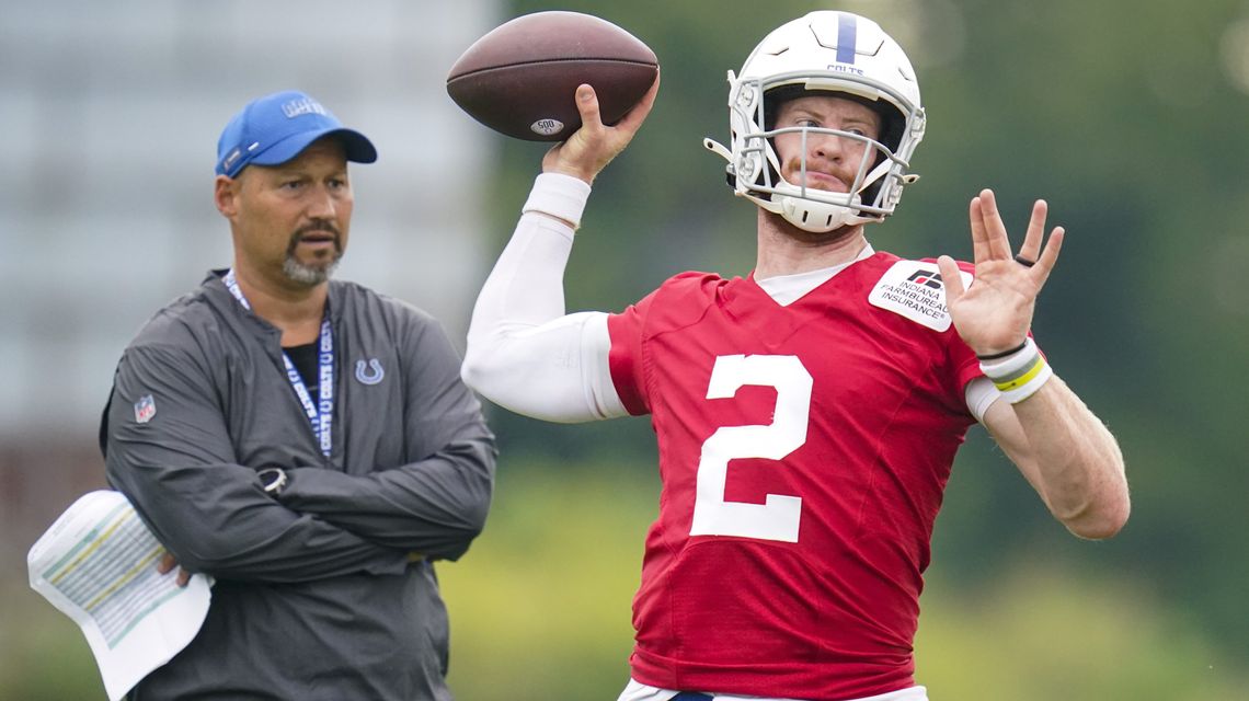 Injuries keep Wentz, Kelly out of Colts’ 3rd practice
