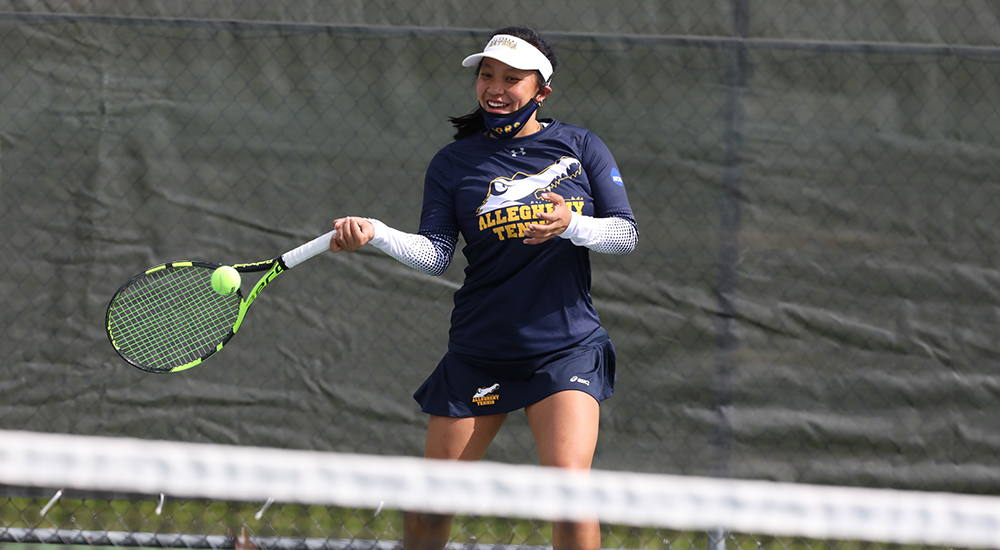 Ella Swan’s journey to discovery with Allegheny tennis