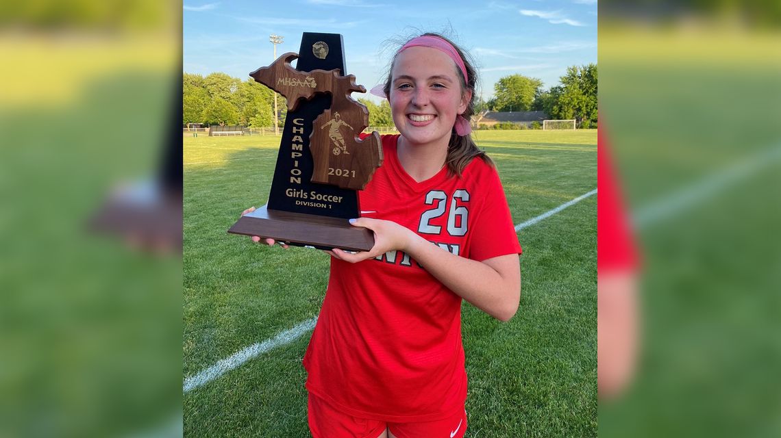 After a season like no other, Emily Woods’ strike reclaims district championship for Canton High School