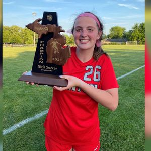 After a season like no other, Emily Woods’ strike reclaims district championship for Canton High School