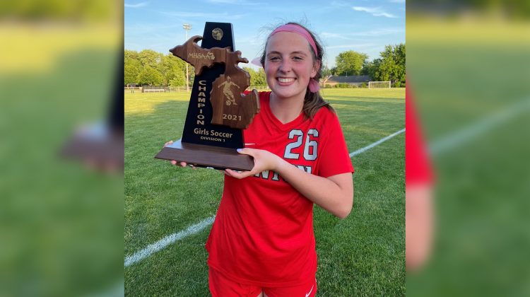 After a season like no other, Emily Woods’ strike reclaims district championship for Canton High School
