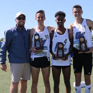 Isaac Harding becomes track and field national champ at Grand Valley State