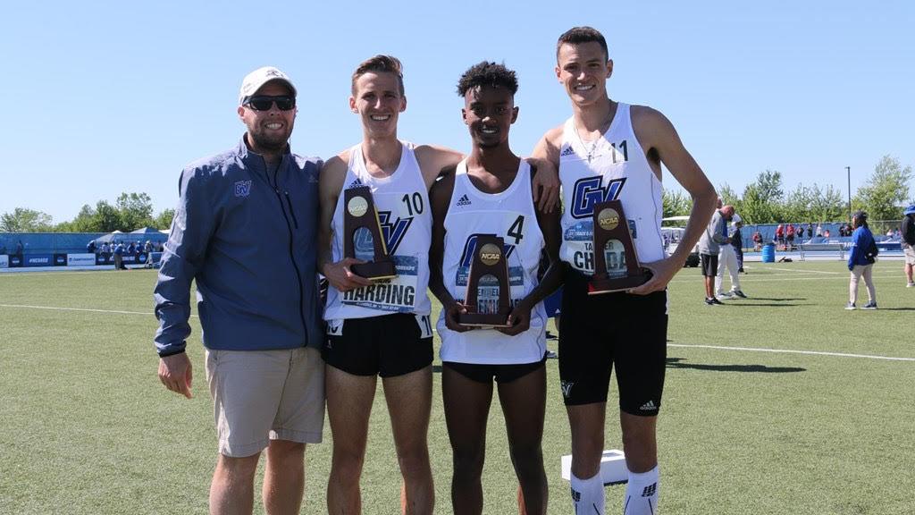 Isaac Harding becomes track and field national champ at Grand Valley State