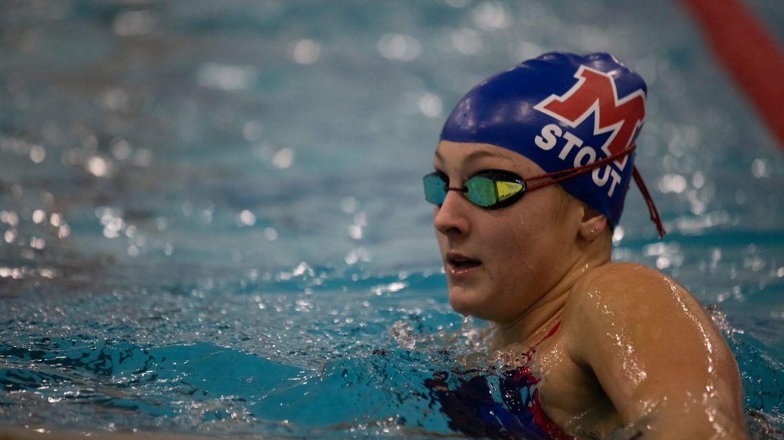 Molly Stout doesn’t let diabetes slow her down in the pool as a Martinsville HS swimmer
