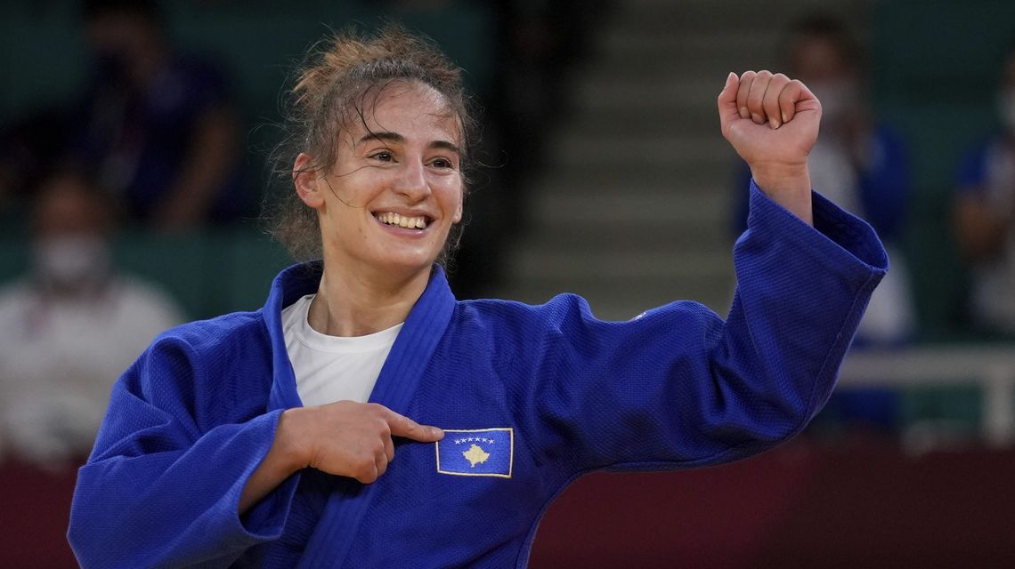 Judoka Nora Gjakova wins gold on mourning day for Kosovo
