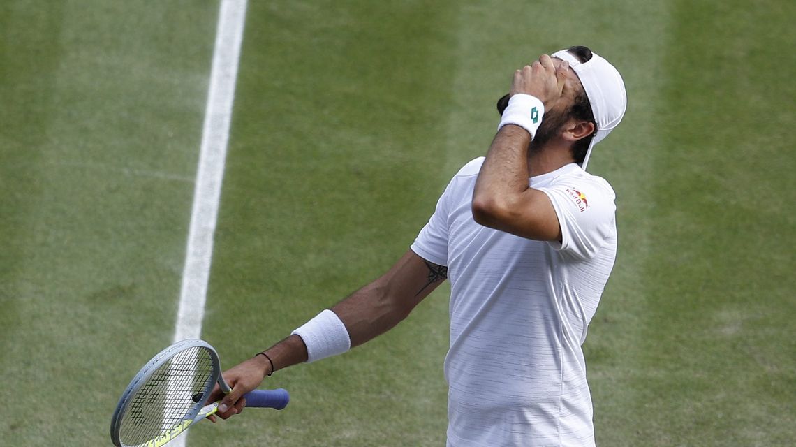 Berrettini ‘on the right road’ after loss in Wimbledon final