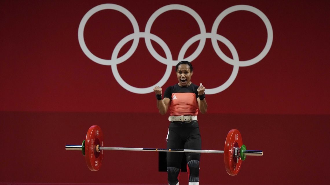 1st woman in Olympic weightlifting still raising the bar