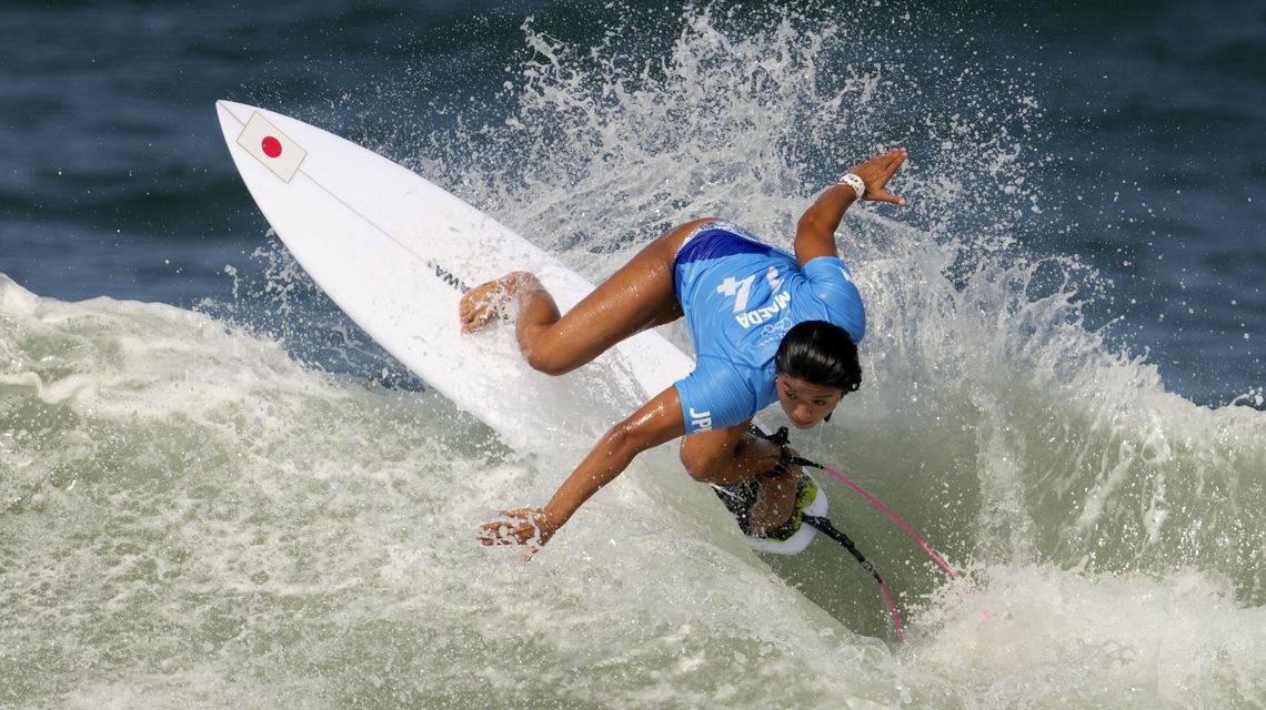 Nerves, joy, and modest waves at surfing’s Olympic debut