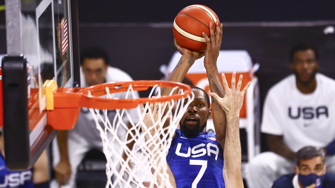 USA bounces back, tops Argentina 108-80 in pre-Tokyo tune-up