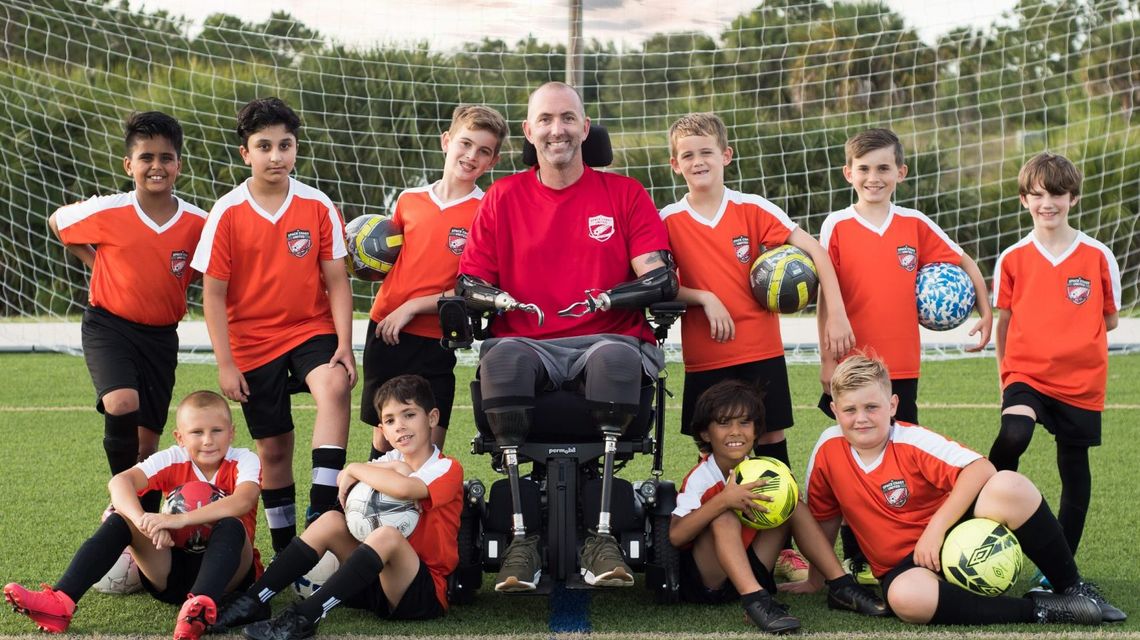 Gary Miracle A quadruple amputee soccer and football coach who is