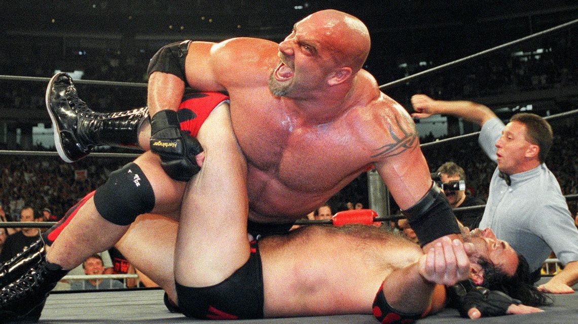 WWE star Goldberg wrestles for love of son at SummerSlam
