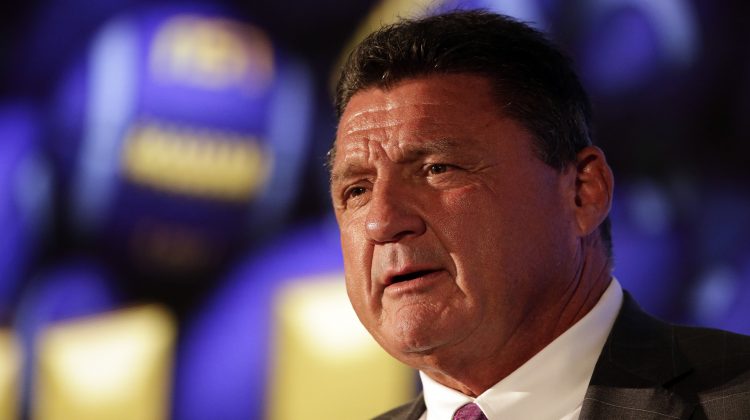 Orgeron: LSU could have benefitted from a QB competition