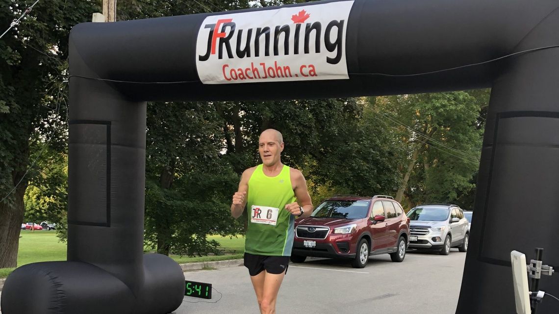 JF Running 10K time trials in Springbank Park