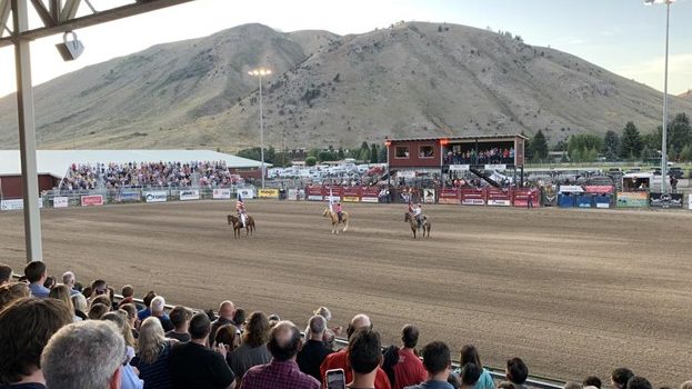 Athletes from across the country compete in various rodeo events in Jackson Hole, Wyoming