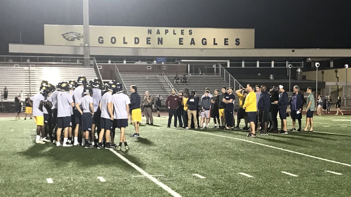 Naples Golden Eagles breeze past Lehigh Lightning at the Kickoff Classic
