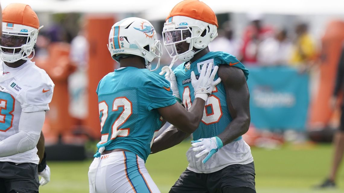 Dolphins WR Williams practices for 1st time since November