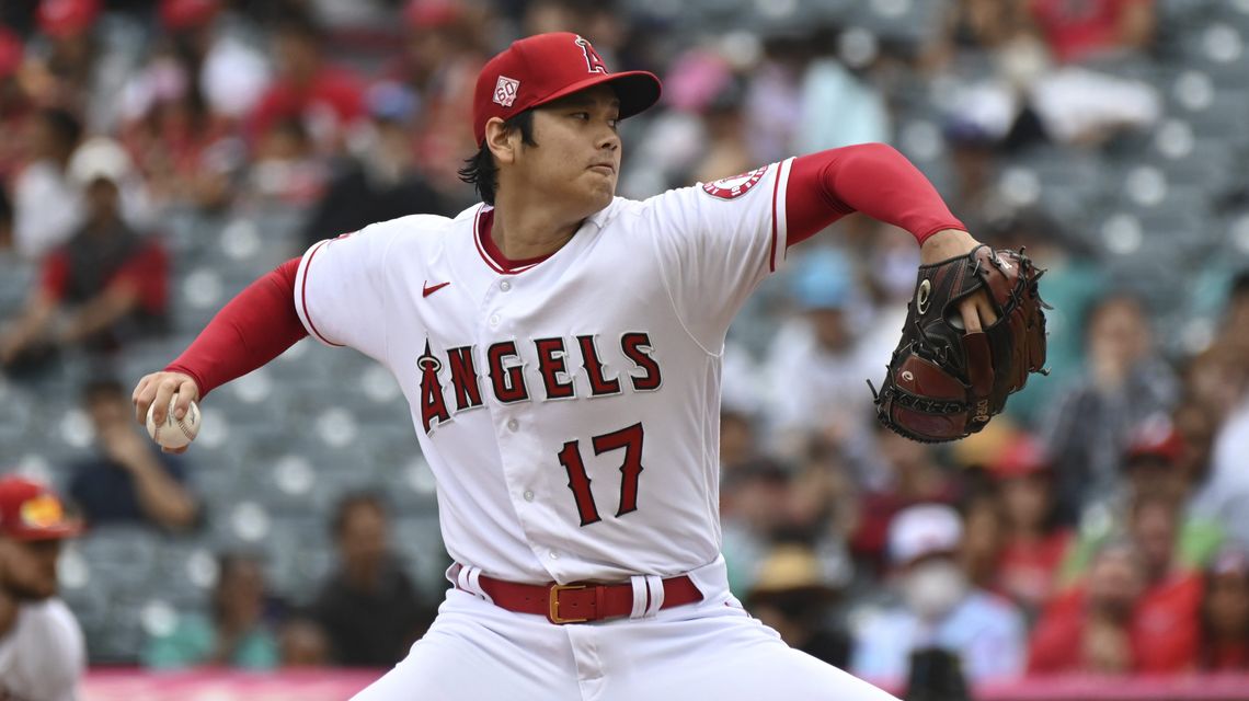 Ohtani done on mound in his standout 2-way season for Angels